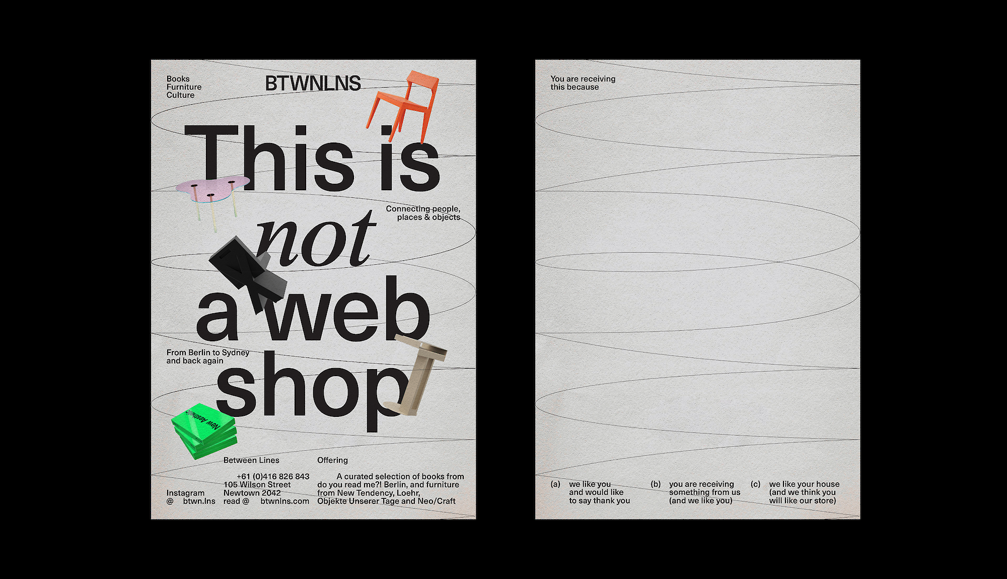 Between Lines Culture shaping store, from Berlin to Sydney